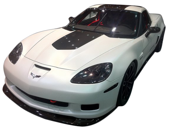 2005-2013 C6 Corvette 427 Style Hood Stripe - Solid Gloss Red