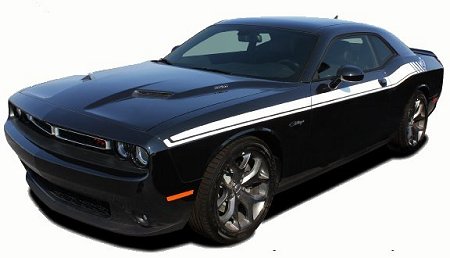 2011-2015 Dodge Challenger Dual Side Stripes Kit