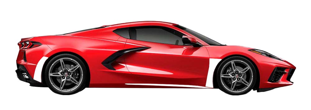 2020-2023 C8 Corvette Lamin-X Pre-Cut Clear Bra Paint Protection System