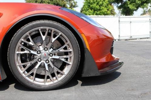 2014-2018 C7 Corvette APR Carbon Fiber Splitter Canards