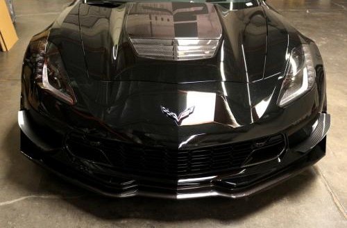2014-2018 C7 Corvette Carbon Fiber Front Bumper Canards