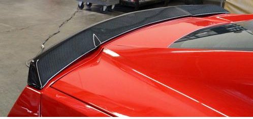 2014-2018 C7 Corvette Stingray Carbon fiber Rear Spoiler Ver 1