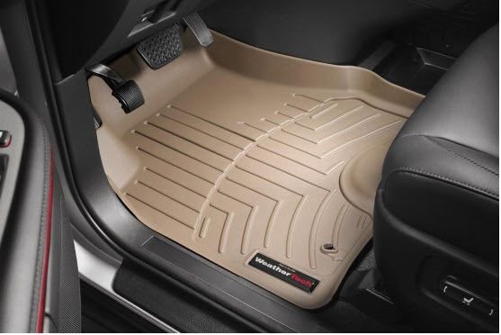 C7 Corvette Weathertech Floor Liners Tan