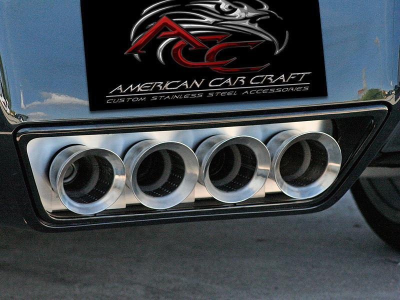 C7 Corvette Exhaust Plate Filler Panel - NPP and Z06 Dual Mode Exhaust