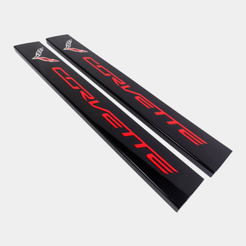 2014-2019 C7 Corvette Door Sill Plate Covers Set 2014-2019 C7 Corvette Door Sill Plate Covers Set