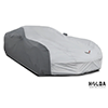 2014-2019 C7 Corvette Superstretch Hybrid Outdoor Car Cover w/Flags Logo