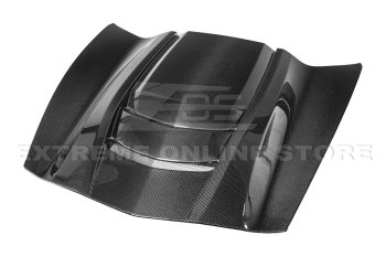 2014-2019 C7 Corvette ZR1 Carbon Fiber Cowl Vented Extractor Hood