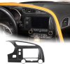 2014-2019 C7 Corvette Carbon Fiber Dash/Infotainment System Overlay Panel