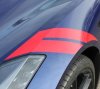 2014-2019 Corvette Stingray C7 Front Fender Racing Hash Stripes Decals