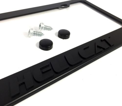 2015-2018 Hellcat Stealth Blackout License Plate Frame