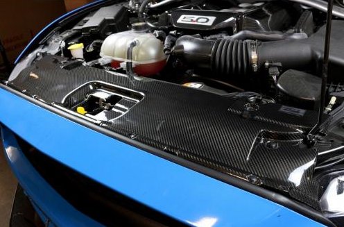 2015-2017 Mustang GT Carbon Fiber Radiator Shroud