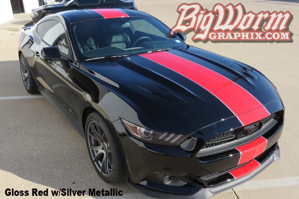 2015-2017 Mustang Narrow Center Full Length Stripe 2015-2017 Mustang Narrow Center Full Length Stripe