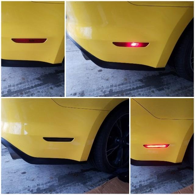 2015-2019 Mustang Custom LED Rear Sidemarkers 