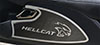 2015-2021 Dodge Challenger Hellcat Demon Stainless Carbon Fiber 2pc Door Badges