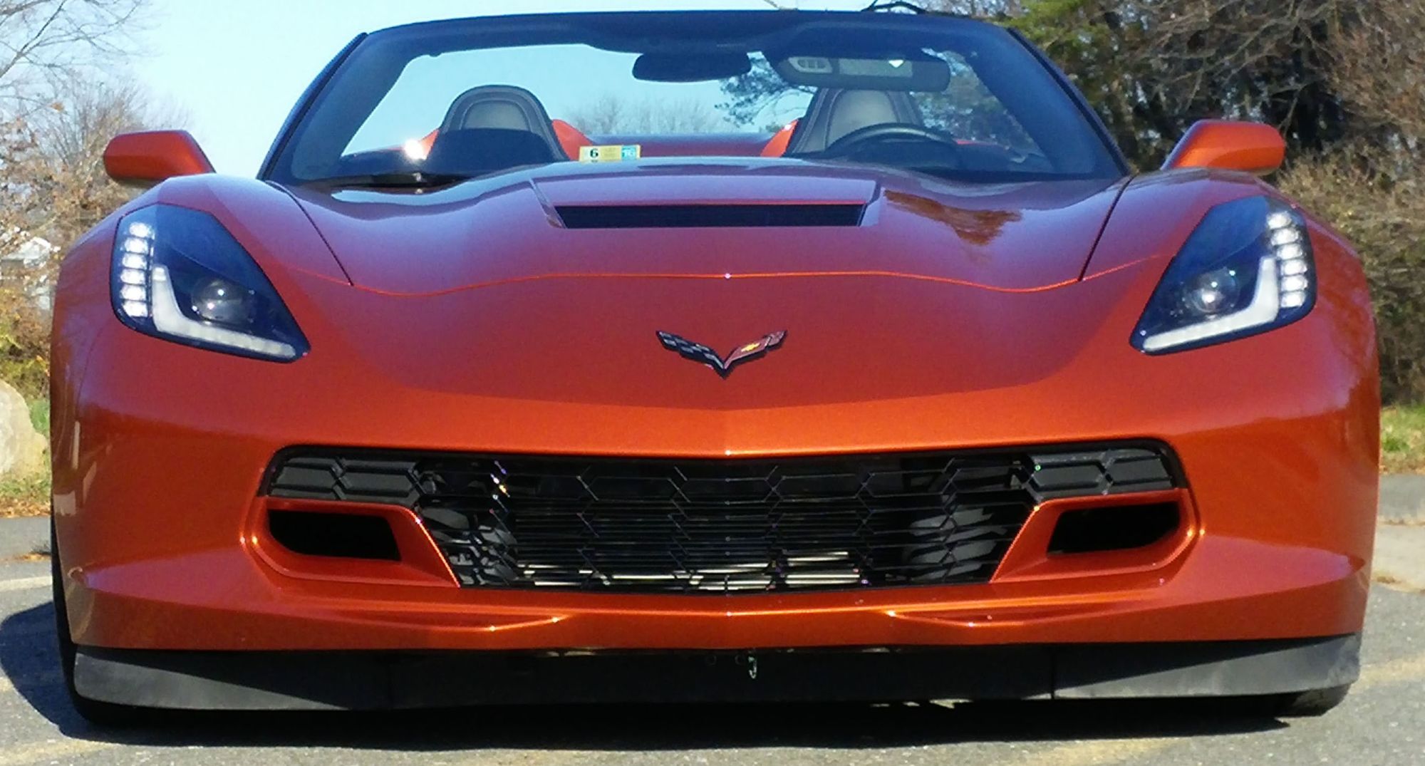 C7 Corvette Painted or Carbon Fiber Lower Grille 