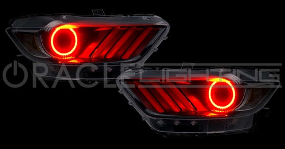2015 2016 2017 Ford Mustang Oracle HALO LED Headlight Rings