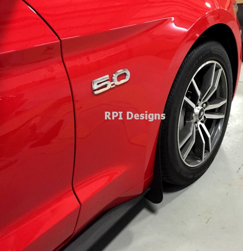 2015-2019 Ford Mustang No Drill Stealth Splash Guards Package 