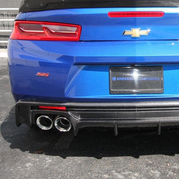 2016-2017 Camaro Carbon Fiber Rear Valance Installed