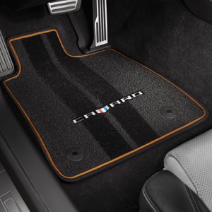 2016-2017 Camaro Floor Mats with Mojave Binding and Camaro logo