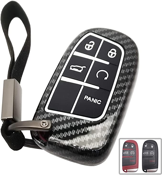 Real Carbon Fiber Key Fob Cover for Chevy Camaro 2016-2024