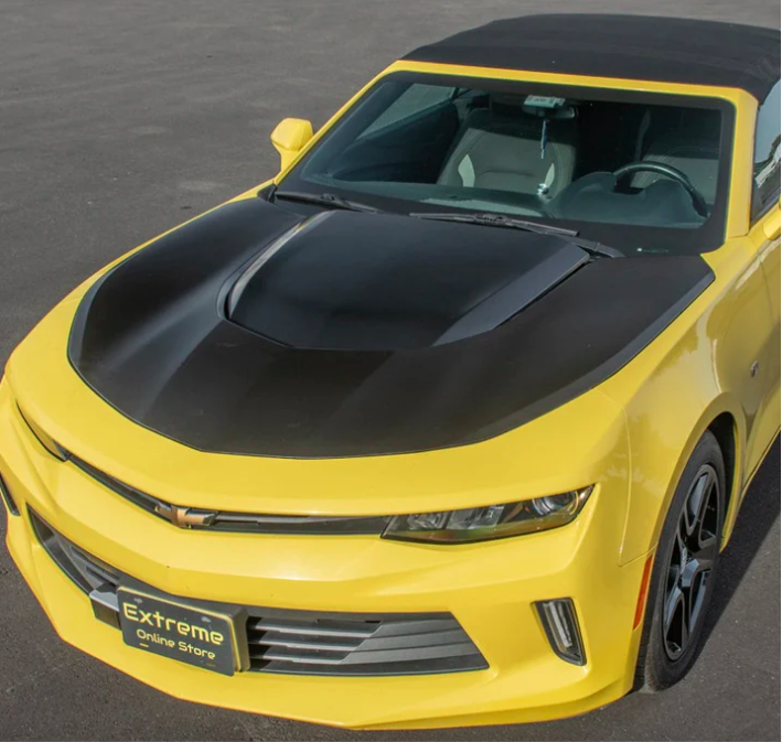 2016-2024 Camaro ZL1 Aluminum Vented Hood Cover 2016-2024 Camaro ZL1 Aluminum Vented Hood Cover