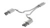 2018-2022 Ford Mustang GT Borla C Fiber Tips Exhaust System
