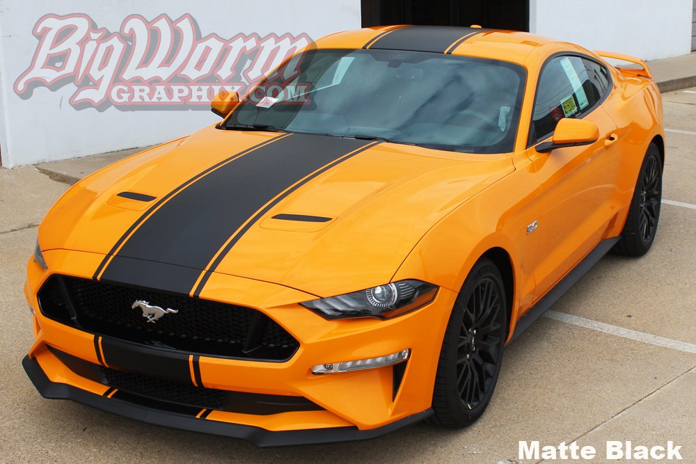 2018 Mustang Supersnake Style Full Length Stripe Kit