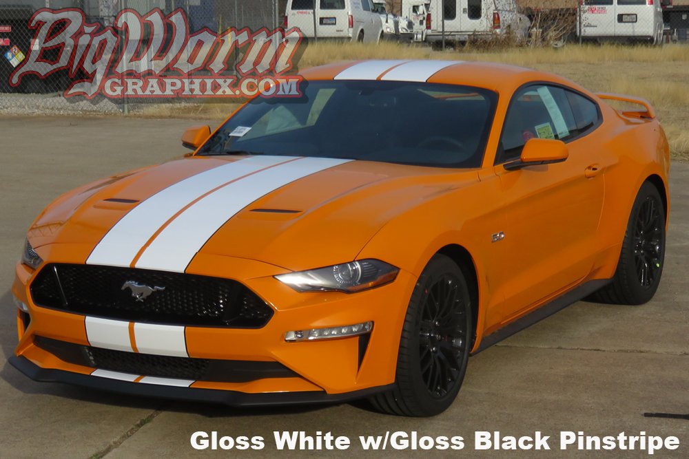 2018 Mustang Wide Dual Full Length Stripes Kit 2018 Mustang Wide Dual Full Length Stripes Kit