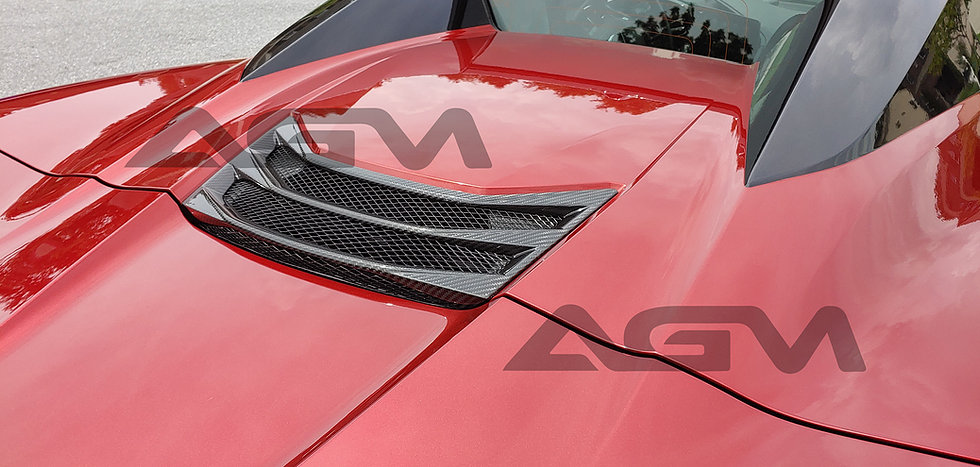 2020-2021 C8 Corvette AGM Carbon Fiber HTC Rear Vent AGM-AG17