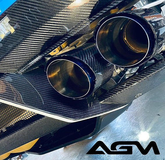 2020-2021 C8 Corvette AGM Visible Carbon Fiber Rear Diffuser AGM-AG11