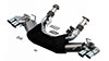 2020-2025 C8 Corvette Borla ATAK Cat-back Exhaust 140839