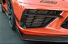 2020-2023 C8 Corvette Carbon Fiber Front Bumper Side Bezels