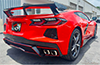 2020-2024 C8 Corvette Atomic 6 Carbon Rear Diffuser Pinstripe Upgrade