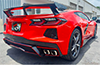 2020-2025 C8 Corvette Atomic 6 Carbon Rear Diffuser Pinstripe Upgrade