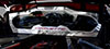 2020-2025 C8 Corvette Rear Window Frame Corvette Style - Stainless Steel - Choose Color