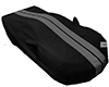 2020-2024 C8 Corvette SR1 Performance Ultraguard Plus Car Cover - Black w/ Gray Stripes