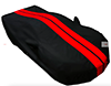 2020-2023 C8 Corvette SR1 Performance Ultraguard Plus Car Cover - Black w/ Red Stripes