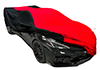 2020-2023 C8 Corvette SR1 Performance Ultraguard Plus Indoor/Outdoor Car Cover - Red/Black