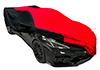 2020-2025 C8 Corvette SR1 Performance Ultraguard Plus Indoor/Outdoor Car Cover - Red/Black