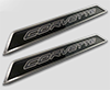 2020-2024 C8 Corvette Replacement Door Sills W/Carbon Fiber and CORVETTE Word