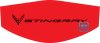 2020-2025 C8 Corvette Trunk Cover Mono-Black Stingray + Flags Logos