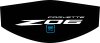 2020-2025 C8 Corvette Z06 Trunk Cover White Z06 + CORVETTE Logo