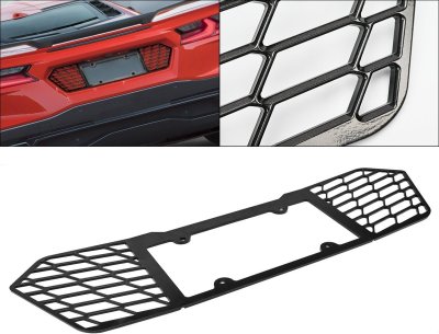 2020-2025 C8 Corvette Aluminum License Plate Frame