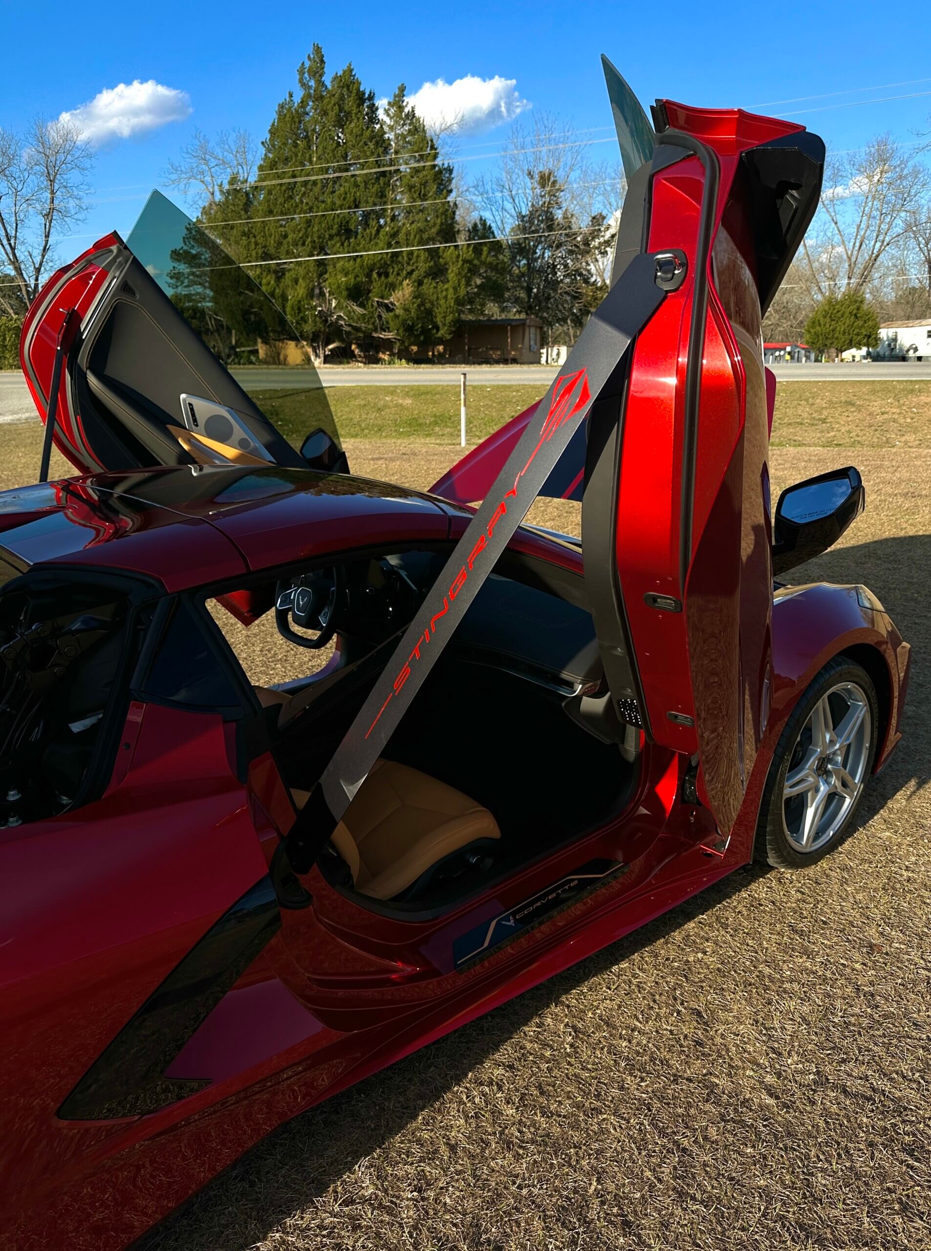 2020-2025 C8 Corvette Aluminum Vertical Door Props