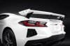 2020-2022 C8 Corvette GM Next Gen High Wing Spoiler Arctic White
