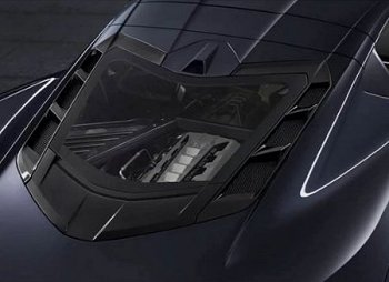 2020 C8 Corvette GM Next Gen LT2 Engine Cover -Silver