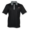 C8 Corvette Mens Colorblock Sport Polo Shirt