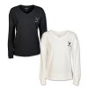 2023-2025 C8 Corvette Z06 Ladies L/S V-Neck Shirt