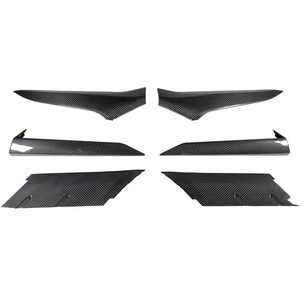 2024-2025 C8 Z06 Corvette APR Carbon Fiber Door and Quarter Panel Trims Package 