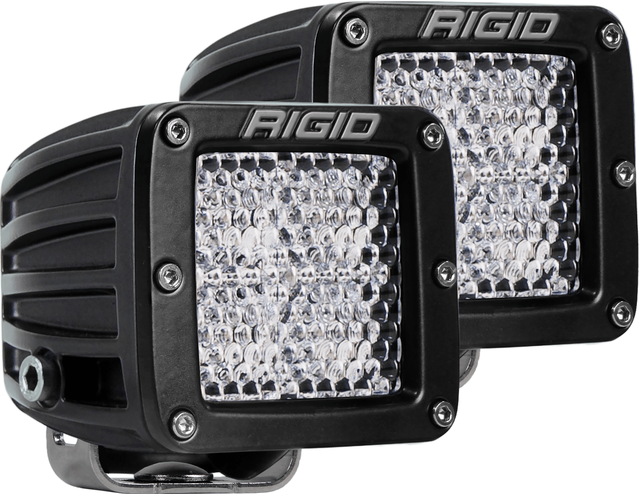 Diffused Surface Mount Black Pair D-Series Pro RIGID Lighting 202513